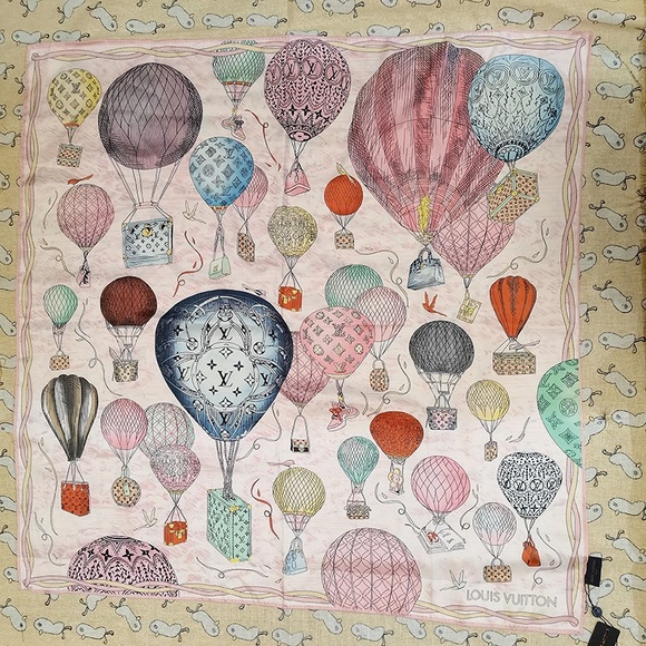 Louis Vuitton Hot Air Balloon Silk Square Scarf
L - Picture 1 of 7